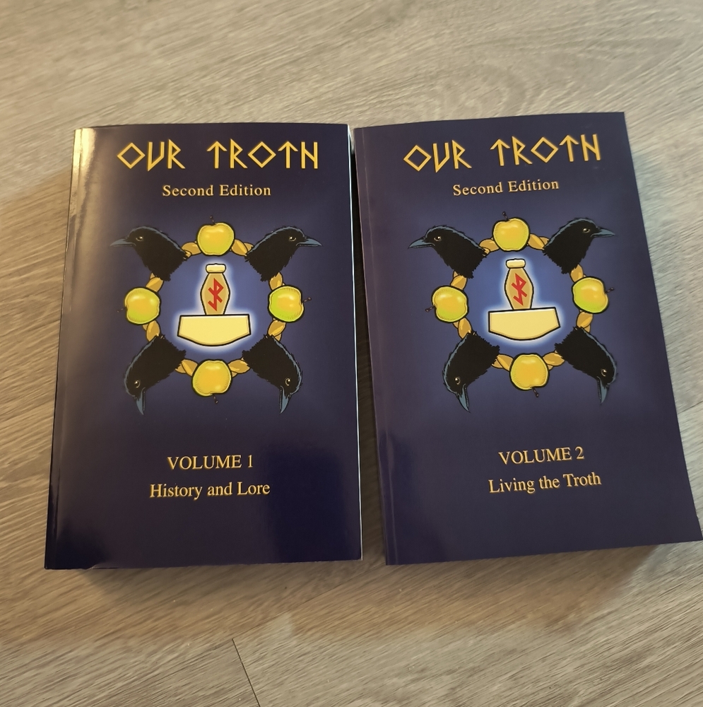 Norse Religion reference book set. Our Troth Second Edition Volumes 1 & 2